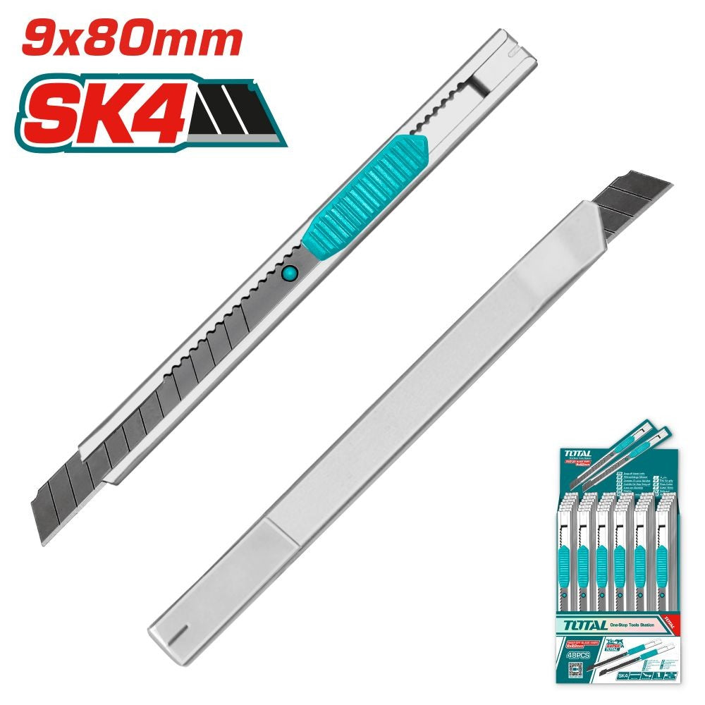 Total Exacto de 130 mm con cuchillas de 9 mm x 80 mm THT5110906