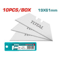 Total Juego de cuchillas para exacto 61x19 mm 10 piezas THT519001