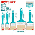 Total Juego de brochas de 8PZAS THT8450801 (2PCS 1, 2PCS 1.5, 2PCS 2, 3 y 4)
