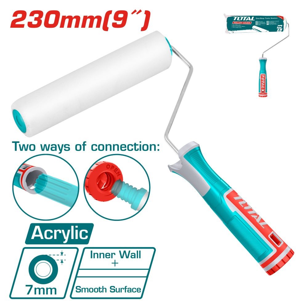 Total Rodillo para pintar 9 230 mm superficie lisa THT8594D