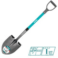 Total Pala de acero con mango de fibra de vidrio 1050 MMX220M THTH01214