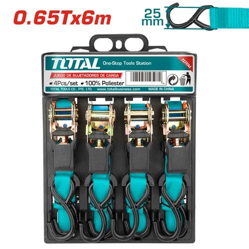 Total Juego de fajas 6 m x 25 mm carga 0.65TON THTRS065606