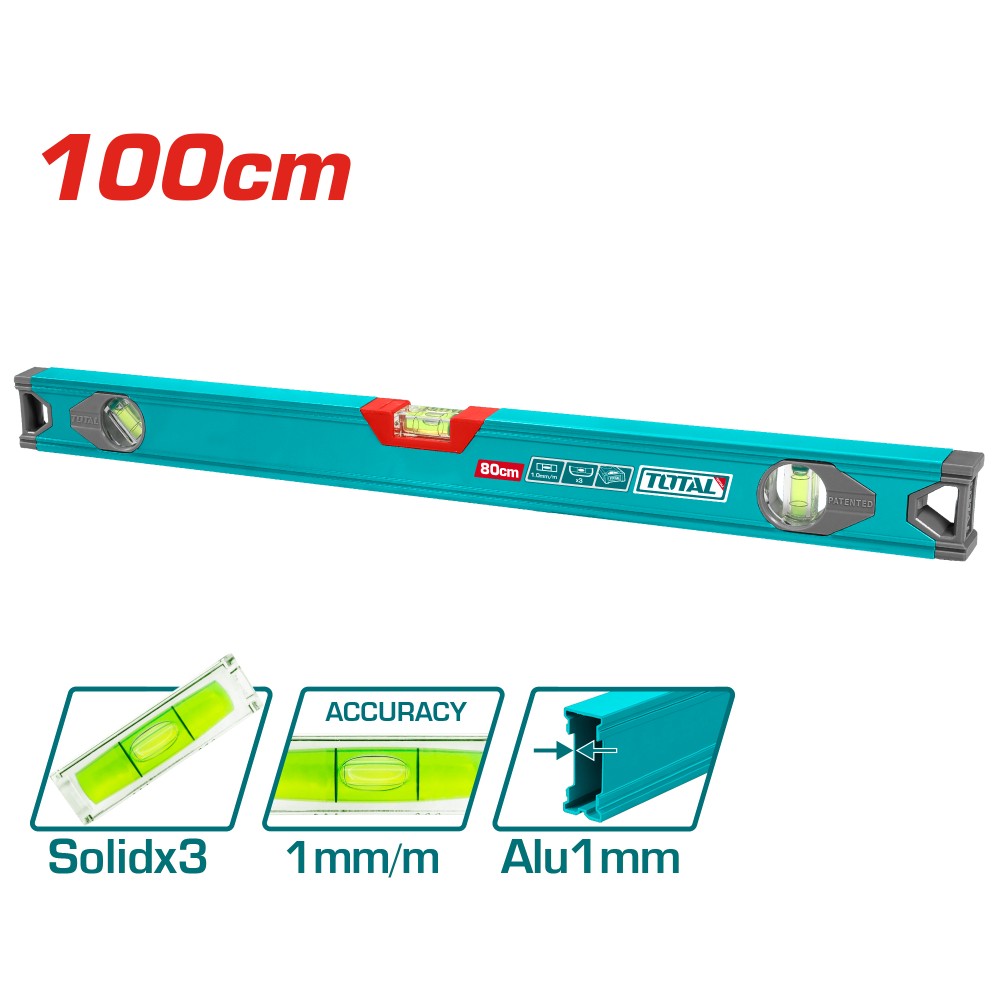 Total Nivel de aluminio 100 cm x 1 mm TMT210016