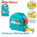 Total Cinta métrica 3 m x 16 mm TMT34316