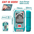 Total Multímetro digital cuentas 600 V TMT516004 (tester)