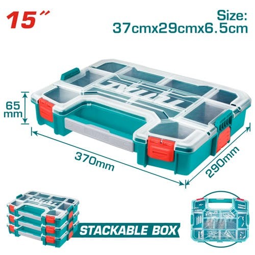 Total Caja organizadora plástica 305x230x65 cm TPBX1151