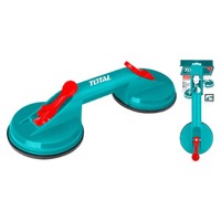 Total Portavidrio doble succión de ABS soporta 50 kg TSP02501