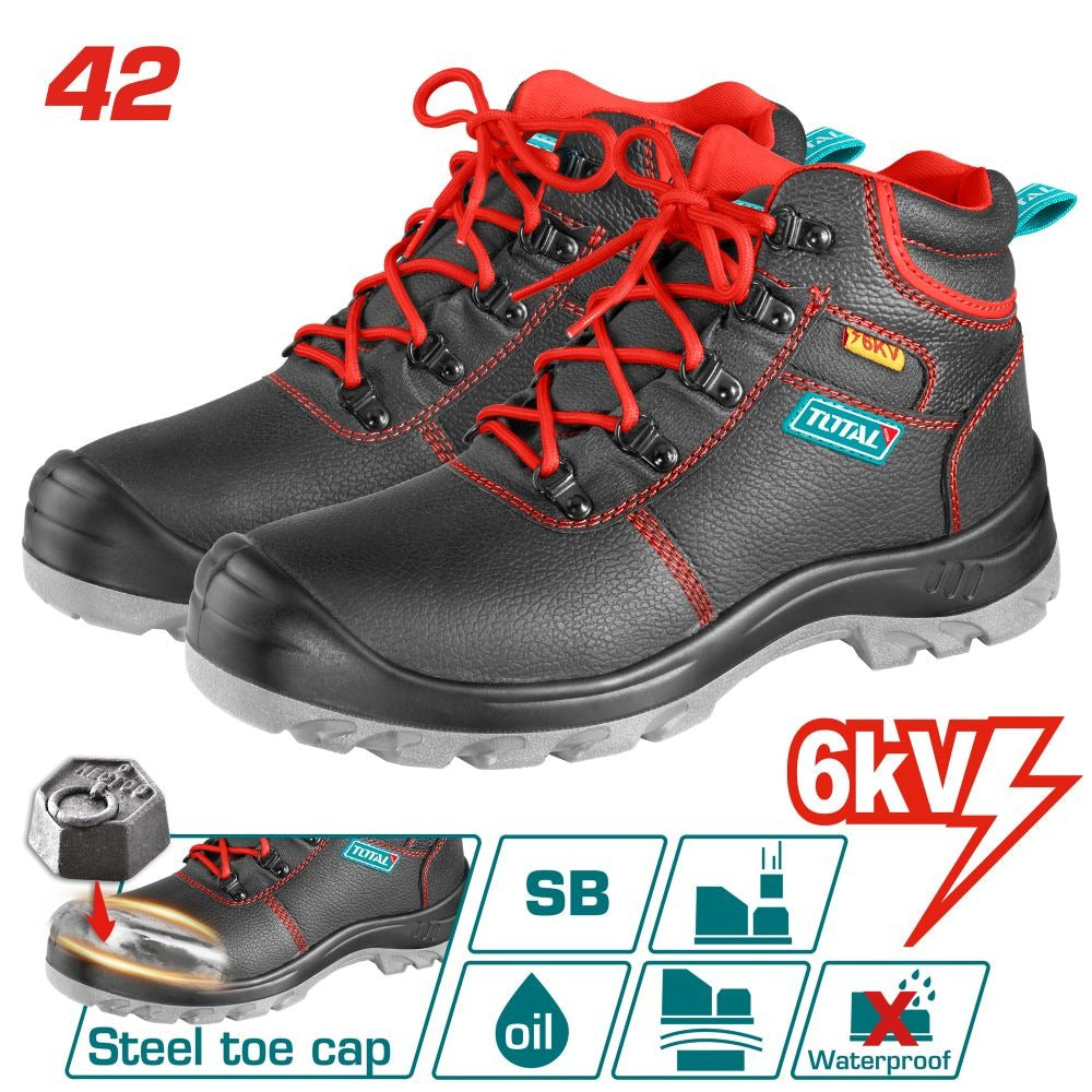 Total Bota de seguridad con protección sb 6KV talla número 42 TSP2071DSB42