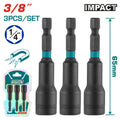 Total Copa hexagonal magnética 3/8 65 mm 3 piezas UTAC271031