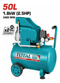 Total Compresor de aire 50 L 18 kW 25 HP 3400 rpm 110 V UTC225506