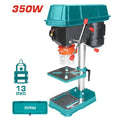 Total Taladro de banco 350 W 1/2 3070 rpm UTDP133501