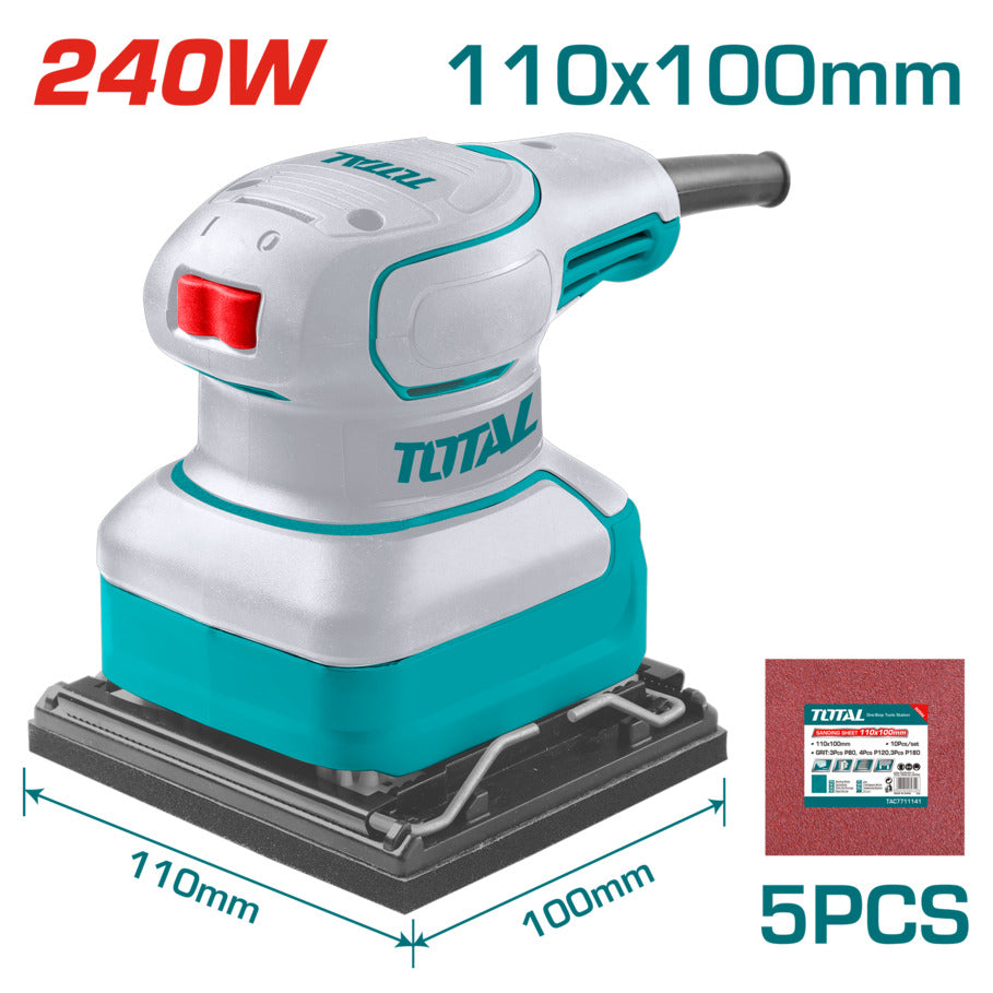 Total Lijadora de palma 240 W 14000 rpm 110-120 V UTF2241108