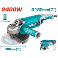 Total Esmeril angular 7 2400 W 8000 rpm 5/8 UTG1251806