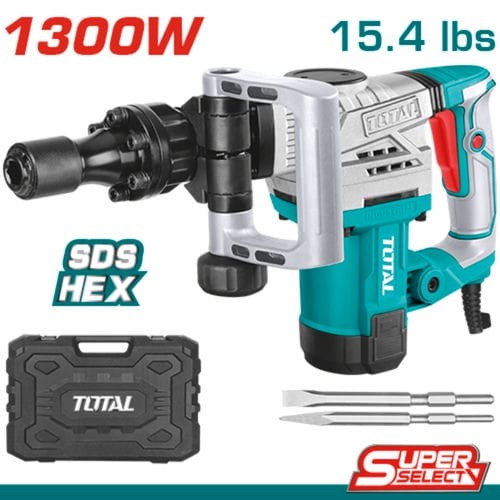 Total Martillo demoledor 1300 W 20 J UTH2130016