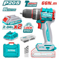 Total Taladro de impacto 20 V 66N.M UTIDLI20668