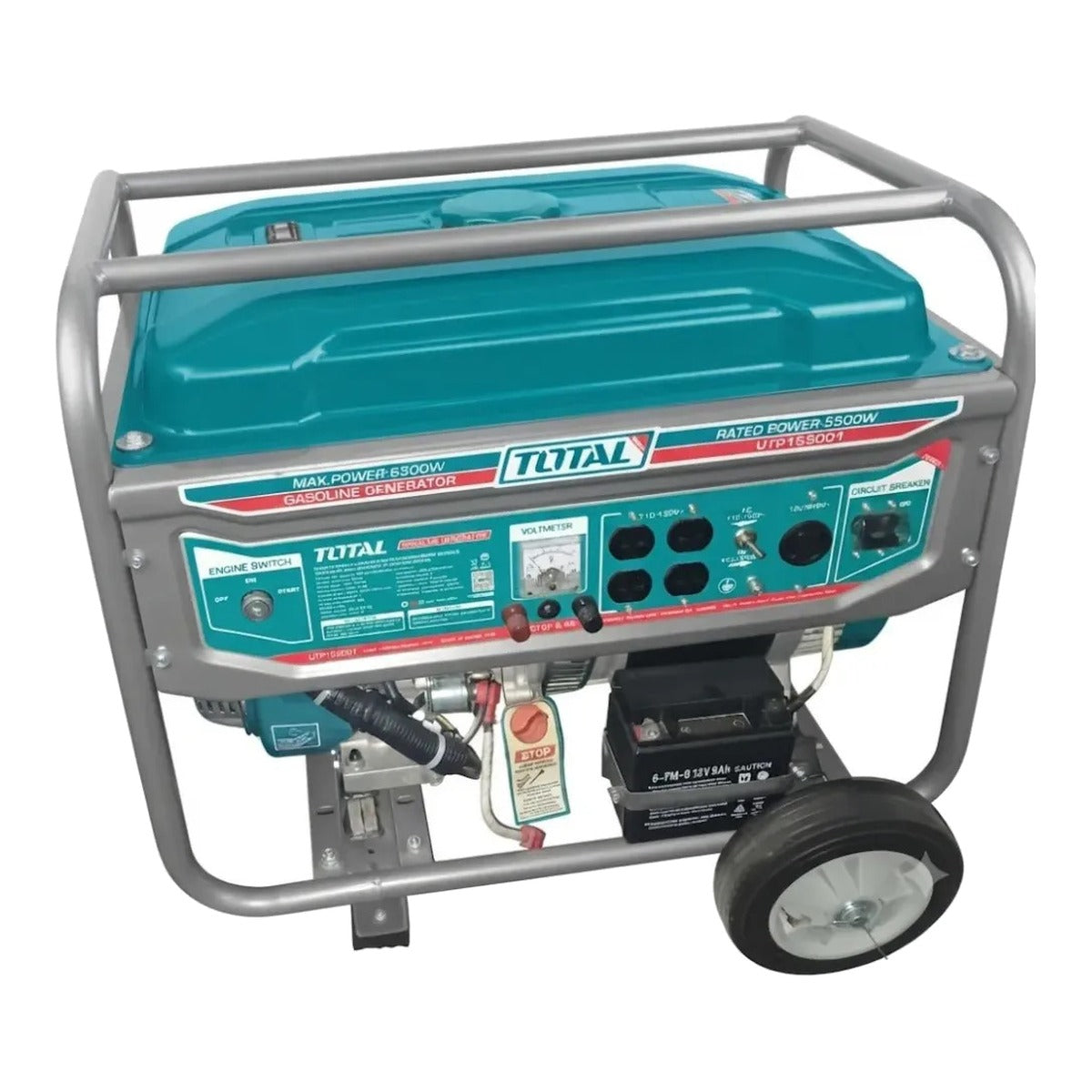 Total Generador a gasolina 6.5 kW 110-120/220-240 V 60 Hz 4t 36 UTP155001 (planta eléctrica)