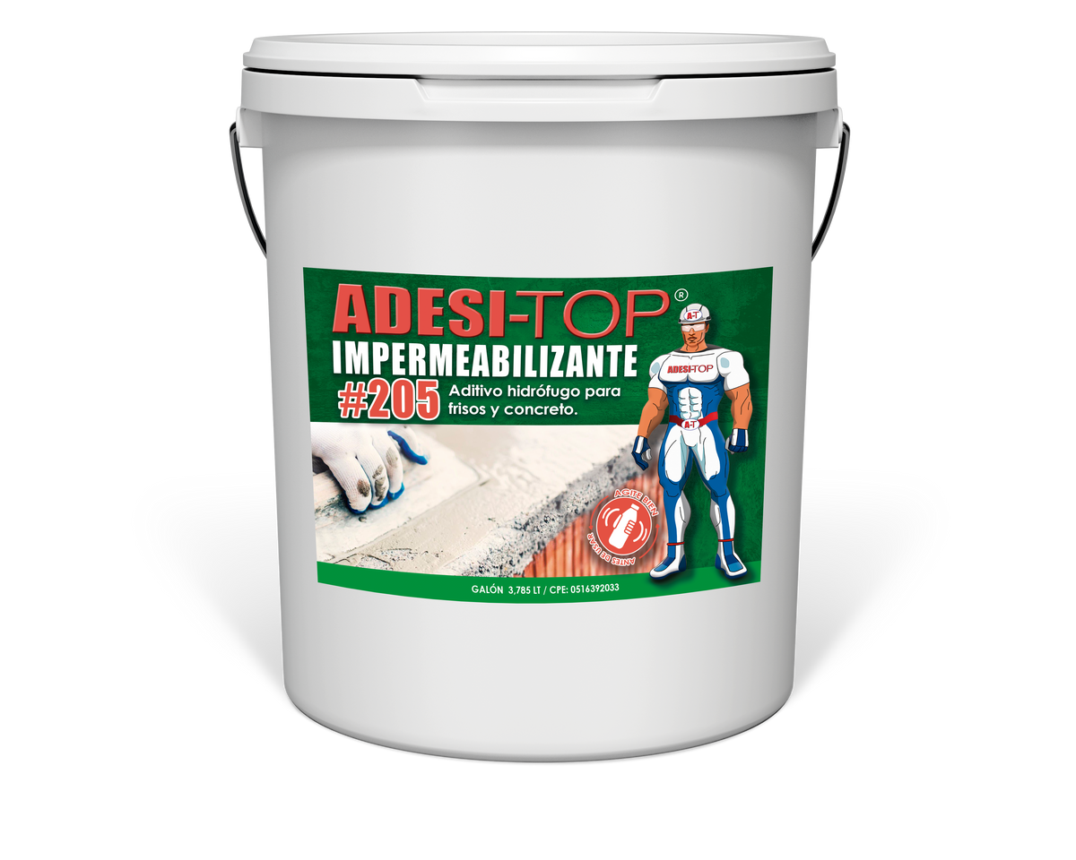 Adesi-Top #205 Hidrófugo galón 3,785 L